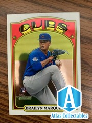 2021 Heritage Chrome Refractor #598 Brailyn Marquez Chicago Cubs Rookie 072/999